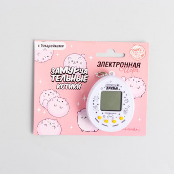 Сувенир Электронная игра 'Котик' (тамагочи)
