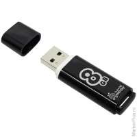 Память Smart Buy USB Flash 8GB Glossy черный