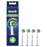 Насадки для электрической зубной щетки КОМПЛЕКТ 4 шт. ORAL-B (Орал-би) Cross Action EB50, 80348194 Насадки для электрической зубной щетки КОМПЛЕКТ 4 шт. ORAL-B (Орал-би) Cross Action EB50, 80348194