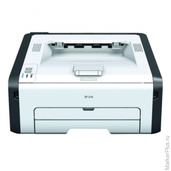 Принтер лазерный RICOH SP 210, А4, 22 стр./мин, 20000 стр./мес (без кабеля USB)