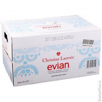 УЦЕНКА-Вода минеральная негазированная Evian, 0,5л, пластиковая бутылка УЦЕНКА-Вода минеральная негазированная Evian, 0,5л, пластиковая бутылка