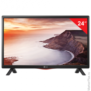 Телевизор LED 24" LG 24LF450U, 1366x768 HD Ready, 16:9, 50Гц, HDMI, USB, черный, 3,4кг