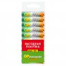 Батарейки аккумуляторные GP, AAA (HR03), Ni-Mh, 930 mAh, 10 шт., пластиковый бокс, 100AAAHC-CRB10