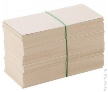 Накладка для банкнот без номинала малая, картон, 1000шт., комплект 1000 шт