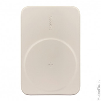 Внешний аккумулятор SOLOVE (Mi) W12 5000mAh MagSafe 20W QC+PD 3A, бежевый