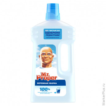 Средство для мытья полов Mr.Proper "Бережная уборка", 1л