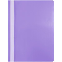 Папка-скоросшиватель пластик. OfficeSpace, А4, 120мкм, фиолетовая с прозр. верхом 20 шт/в уп