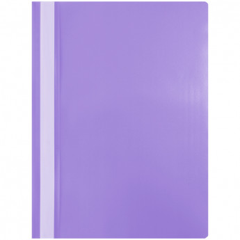 Папка-скоросшиватель пластик. OfficeSpace, А4, 120мкм, фиолетовая с прозр. верхом, 20 шт/в уп