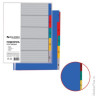 Разделитель пластиковый BRAUBERG, А4, 5 листов, цифровой 1-5, оглавление, цветной, 225608