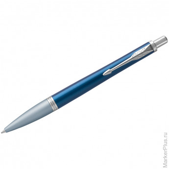 Ручка шариковая Parker "Urban Premium Dark Blue CT" синяя, 1,0мм, кнопочн., подар. уп.
