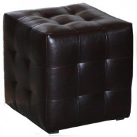 Мягкая мебель ЭТ_Пуф Лотос ,к/з т.-коричн. глянцевый KOL 536