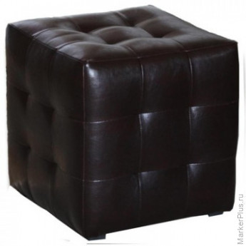Мягкая мебель ЭТ_Пуф Лотос ,к/з т.-коричн. глянцевый KOL 536
