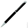 Ручка подарочная шариковая PIERRE CARDIN "Crystal", корпус черный, латунь, хром, синяя, PC0710BP