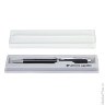 Ручка подарочная шариковая PIERRE CARDIN "Crystal", корпус черный, латунь, хром, синяя, PC0710BP