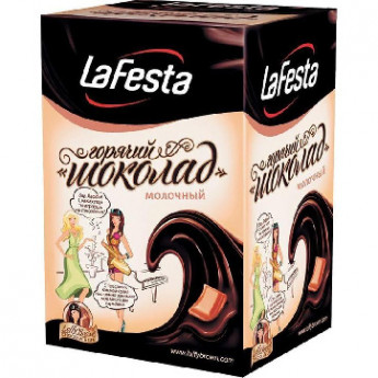 Горячий шоколад La Festa молочный, 10штx22г, комплект 10 шт