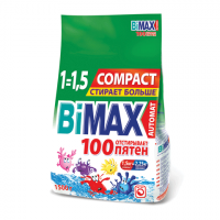 Стиральный порошок-автомат 1,5 кг, BIMAX (Бимакс) "100 пятен" (Нэфис Косметикс), 501-1