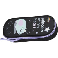 Пенал №1School Princess, ткань, 220х90х50 мм, ПМК 37-20