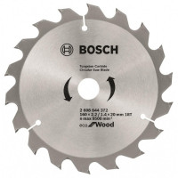 Диск пильный ECO WOOD 160х20/16 мм 18 зуб. Bosch (2608644372)