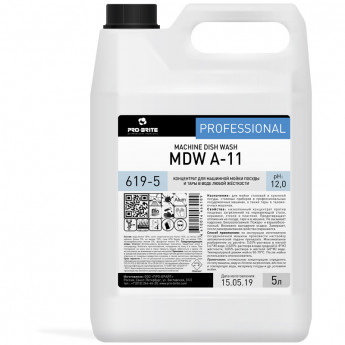 Средство для мытья посуды в ПММ PRO-BRITE "MDW A-11", 5л, концентрат