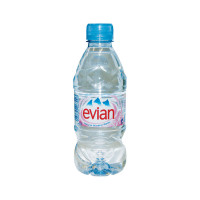 Вода минеральная негазированная Evian, 0,33л, пластиковая бутылка, 24шт.