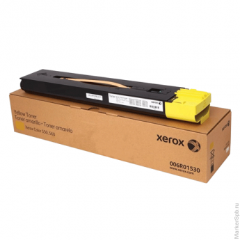 Тонер XEROX (006R01530) Xerox Colour 550/560, желтый, оригинальный, ресурс 34000 стр.