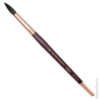 Кисть художественная KOH-I-NOOR белка, круглая, №16, короткая ручка, блистер, 9935016017BL