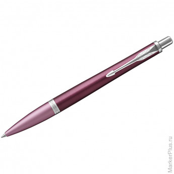 Ручка шариковая Parker "Urban Premium Dark Purple CT" синяя, 1,0мм, кнопочн., подар. уп.