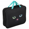 Папка на молнии с ручками А4, мешок для обуви 42х33 см, пенал 20х10 см, "Black cat" НАБОР BRAUBERG, 271434 Папка на молнии с ручками А4, мешок для обуви 42х33 см, пенал 20х10 см, "Black cat" НАБОР BRAUBERG, 271434