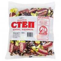 Конфеты шоколадные СЛАВЯНКА "Золотой Степ" с мягкой карамелью и арахисом, 1000 г, пакет, 20463 Конфеты шоколадные СЛАВЯНКА "Золотой Степ" с мягкой карамелью и арахисом, 1000 г, пакет, 20463