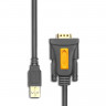 Кабель UGREEN адаптер CR104 USB 2.0 A-DB9 RS-232. 3м, черный (20223) Кабель UGREEN адаптер CR104 USB 2.0 A-DB9 RS-232. 3м, черный (20223)