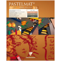 Альбом для пастели 12л. 240*300мм на склейке Clairefontaine "Pastelmat", 360г/м2, бархат, цв.блок