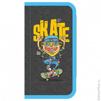 Пенал 1 отделение, 190*90 ArtSpace "Skate", ламинированный картон