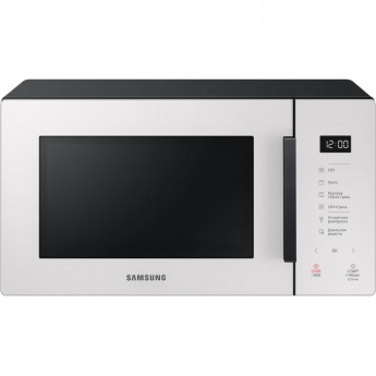 Микроволновая печь Samsung MG23T5018AE/BW, 800Вт, 23л, белый/черный