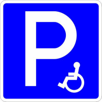 Знак дорожный 6.4.17д Парковка для инвалидов