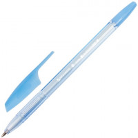 Ручка шариковая BRAUBERG X-333 PASTEL, СИНЯЯ, корпус тонирован. ассорти, 0,7мм, линия 0,35мм, BP155
