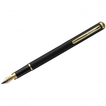 Ручка перьевая Luxor 'Marvel' синяя, 0,8мм, корпус черный/золото