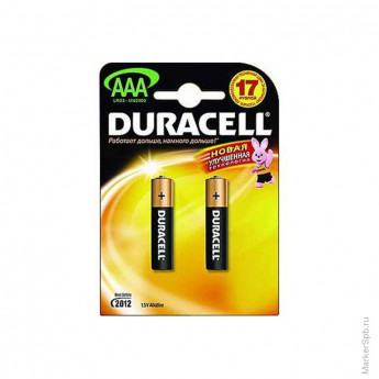 Батарейка LR03 DURACELL BASIC LR03 2BL 2 шт/в уп