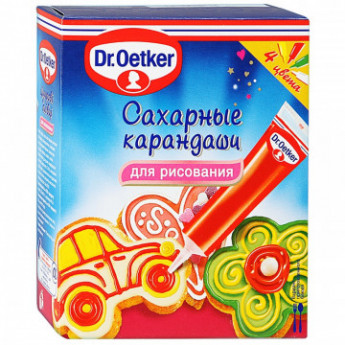 Приправа Цвет.сах.карандаши Dr.Oetker, 76г