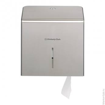 Диспенсер для туалетной бумаги KIMBERLY-CLARK, Мини Jumbo, нержавеющая сталь, бумага 126127, АРТ. 89