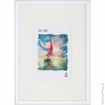 Фоторамка А4 пластиковая PS 500 белая