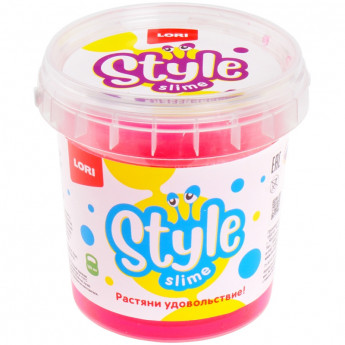 Слайм Lori "Style Slime" классический, розовый с ароматом вишни, 150мл