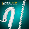 Фен для волос настенный SONNEN HD-2112 EXTRA POWER, 1600 Вт, 2 скорости, белый/хром, 608480
