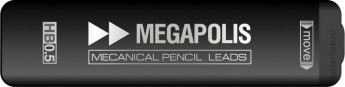Грифели для механических карандашей "Megapolis", 20шт., 0,5мм, HB