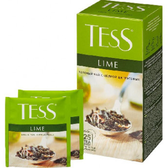 Чай зеленый ТЕSS Лайм 1,5гx25пак,421000