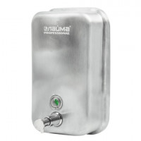 Дозатор для жидкого мыла LAIMA PROFESSIONAL INOX (гарантия 3 года), 1 л, нержавеющая сталь, матовый, 605395