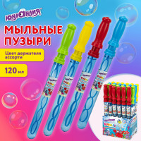 Мыльные пузыри 120 мл, 'Волшебная палочка', ЮНЛАНДИЯ, 665457