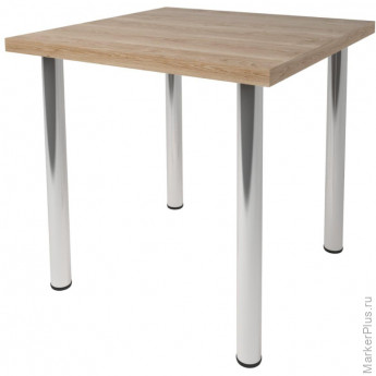 Стол обеденный UD_Стиль гранд СТ5-02 800х800 опора хром, 1023 дуб горный Стол обеденный UD_Стиль гранд СТ5-02 800х800 опора хром, 1023 дуб горный