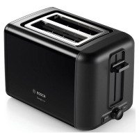 Тостер BOSCH TAT3P423, 970 Вт, 2 тоста, 5 режимов, металл, черный