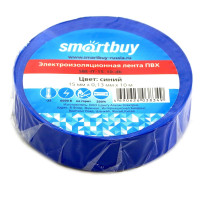 Изолента Smartbuy, 15мм*10м, 130мкм, синяя, инд. упаковка, 10 шт/в уп