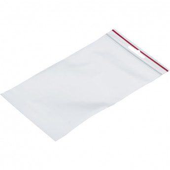 Пакет с замком (Zip Lock) с европодвесом 10 х 17 см, 60 мкм, 100 шт/уп, комплект 100 шт